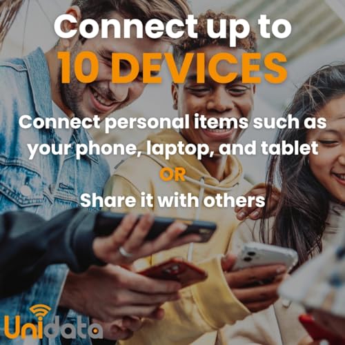 Unidata 5" WiFi U30 140+ Countries LTE Mobile Hotspot 2.4GHz