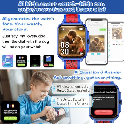 WZWNEER 2.0 Inches P72 320x180 Touchscreen Smartwatch for Children