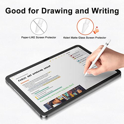 Ksleri 10.9 inch KS-MS-IP10.9 Anti-Glare Matte Glass Screen Protector, Compatible with Apple iPad 10th Generation