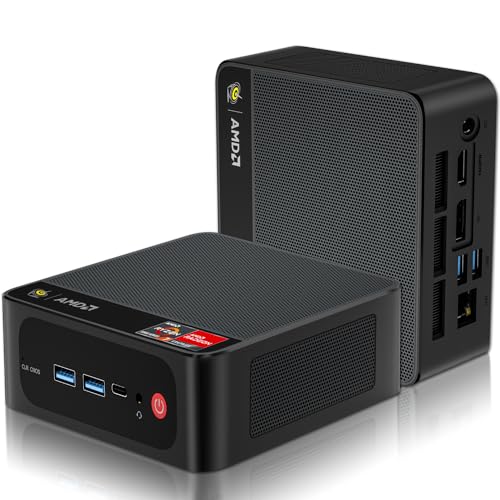Beelink SER5 Mini PC, Ryzen 5 5625U (6C/12T, up to 4.3GHz), 16GB DDR4 RAM, 500GB NVMe SSD, Triple Monitor Support, WiFi 6, Bluetooth 5.4, Type-C, 2.5G Ethernet