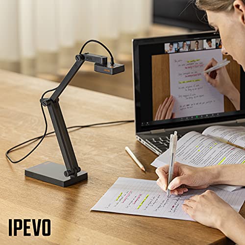 IPEVO V4K PRO USB Document Camera 8 MP 2448p 30 FPS 10 Inches Document Cameras