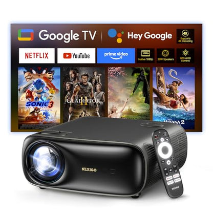 NexiGo PJ40 Pro 1080p LCD Projector 800 ANSI Lumens
