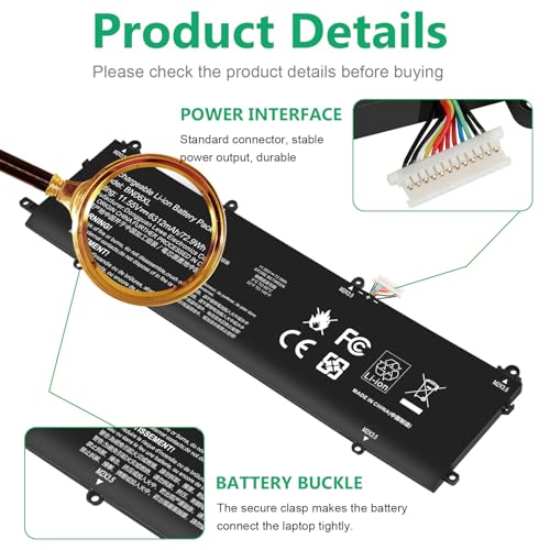 Futurebatt BN06XL 11.55V Lithium Polymer Battery for HP Spectre X360 Series Laptops