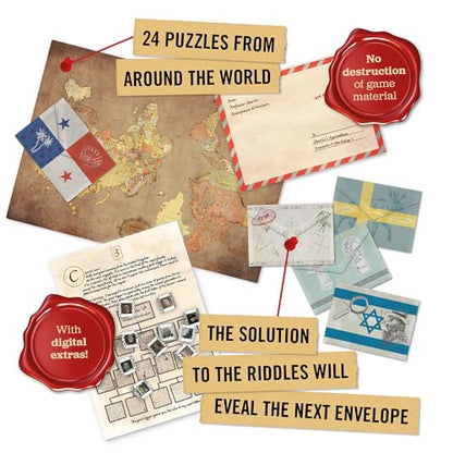 Hidden Games Professor Charlie's World Tour Puzzle Game Model Number 1 Advent Calendar