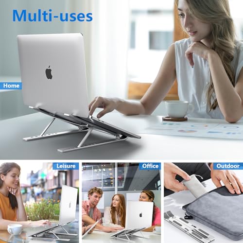 Sopholid 18-M-1 Tripod Laptop Stand Adjustable Aluminum Tabletop Mount
