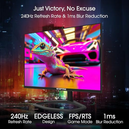 Sceptre 25 Inch E255B-FWD240.A1 FHD 1080p 240Hz LED Monitor