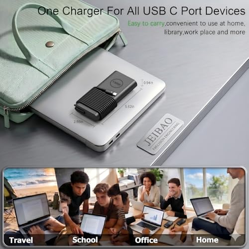 JEIBAO 130W SM130CS-01 USB-C Laptop Charger for Dell XPS & Precision Series