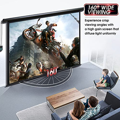 Aoxun 120-43 4:3 Electric Projection Screen