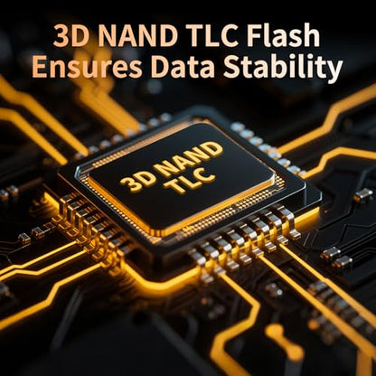 Ediloca 128GB ES106 Internal SSD 2.5" SATA III 6Gb/s 550 MB/s Read Speed 400 MB/s Write Speed 3D TLC NAND Solid State Drive