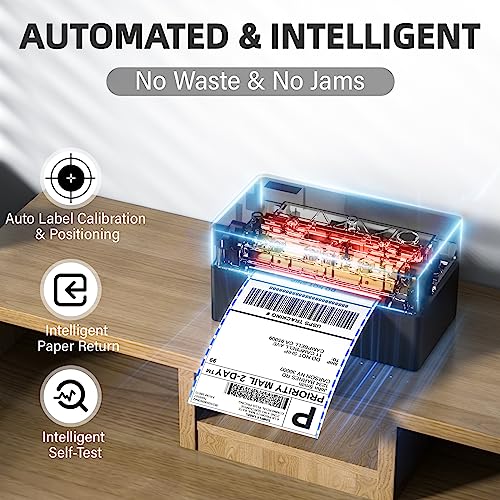 PEDOOLO 4x6 BY-482BT 203 DPI Monochrome Thermal Label Printer