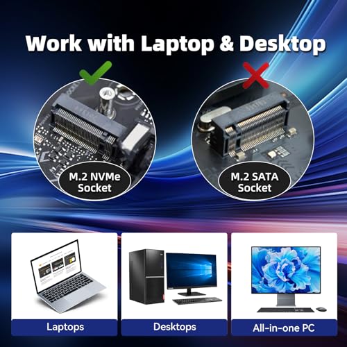 KingSpec 1TB NN900S M.2 NVMe SSD Internal Drive 2280 Up to 2400MB/s