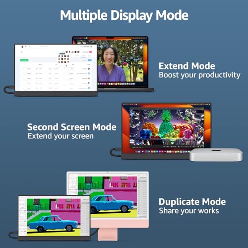 cocopar 15.6 Inch Y156FH7S 1920x1080 60Hz IPS LCD Portable Monitor