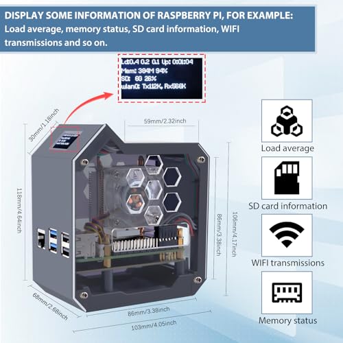 GeeekPi Mini ITX N07 Raspberry Pi NAS Kit with M.2 NVMe SSD Support