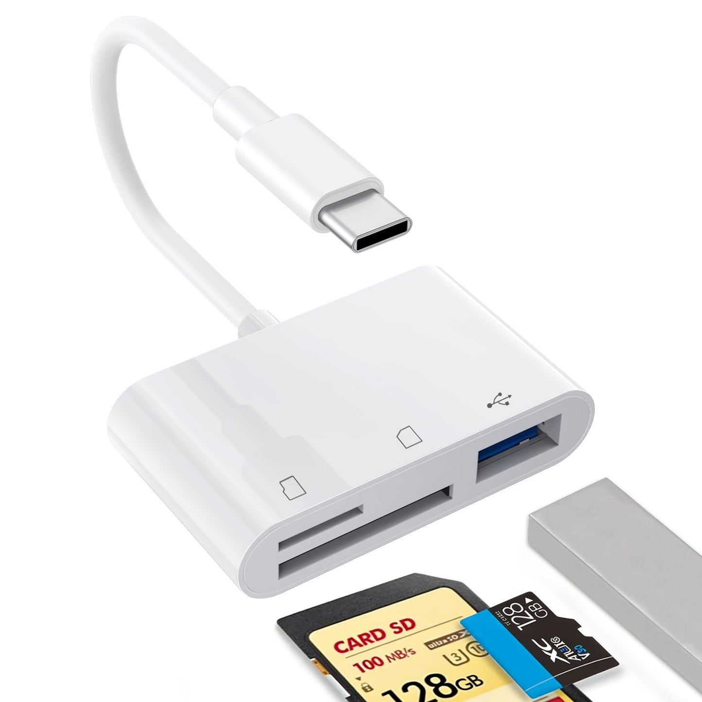 YGKSAA 1.0 Count USB Type C SD Card Reader