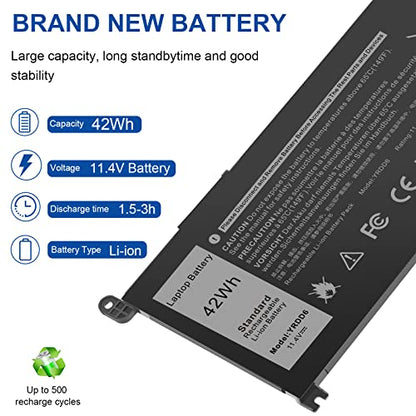 TREE.NB YRDD6 1VX1H Battery 11.4V 42Wh Lithium Polymer