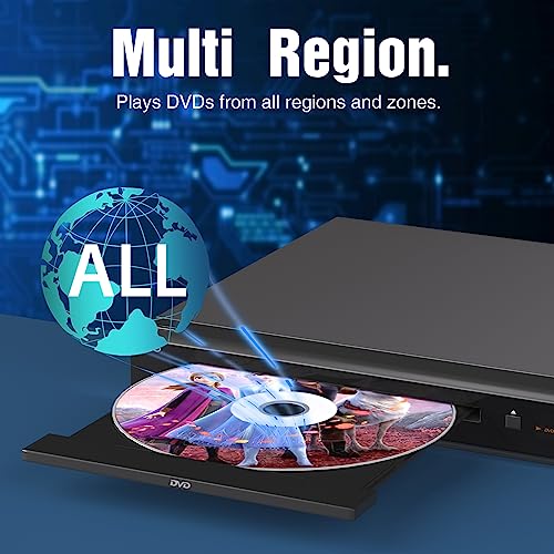 MEGATEK DP-260M55HD 1080p HD DVD Player Compact Multi-Format Playback Region Free