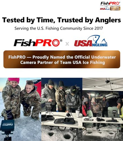 FishPro 7'' No.1 HD1080P Underwater Camera with 10,000mAh Rechargeable Battery