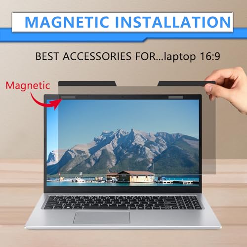 ZOEGAA 11.6 Inch Laptop Privacy Screen Filter Anti-Glare Anti-Spy Blue Light Block Matte Finish