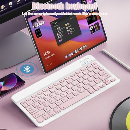 NOOX Wireless Bluetooth Keyboard for iPad and Other Tablets - Slim, Portable, Ergonomic Design