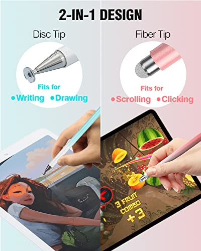 AmberVec Stylus Pen 2-in-1 Universal for Touch Screen Devices Model Number 1