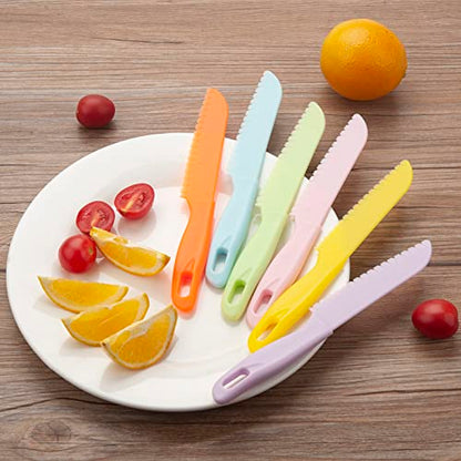 FACATH 6.0 Count SLD-06 Plastic Kitchen Knife Set