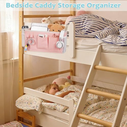 Loghot 37x12x20cm ASDF1221 Bedside Storage Caddy Hanging Organizer