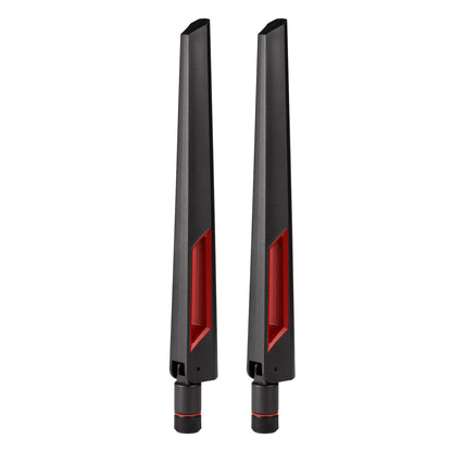 Superbat 2-Piece AU0008ANSP 50 Ohm WiFi Antenna 300 Feet Range RP-SMA Male