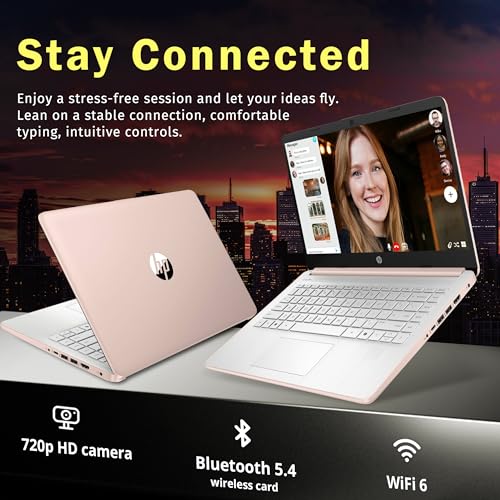HP 14" N150 1366x768 Laptop Windows 11 S 4GB DDR4 128GB UFS Gold