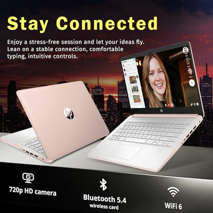 HP 14" N150 1366x768 Laptop Windows 11 S 4GB DDR4 128GB UFS Gold