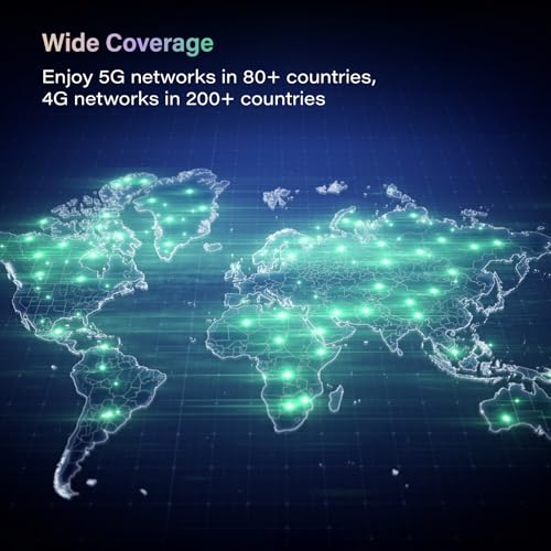 GlocalMe Numen Air 5G Mobile Hotspot, Dual-Band, Up to 2.5 Gbps, Portable WiFi Device, Global Connectivity System