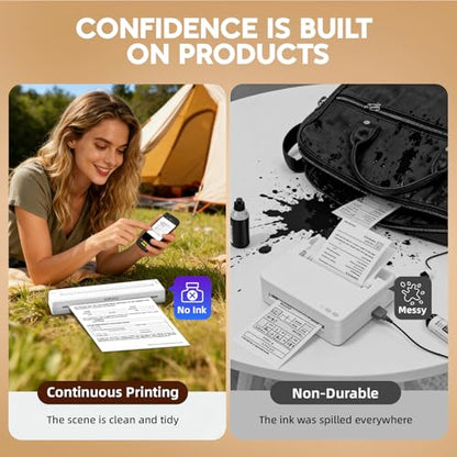 YIRIGUI 11.5" M9 Monochrome Thermal Printer Portable