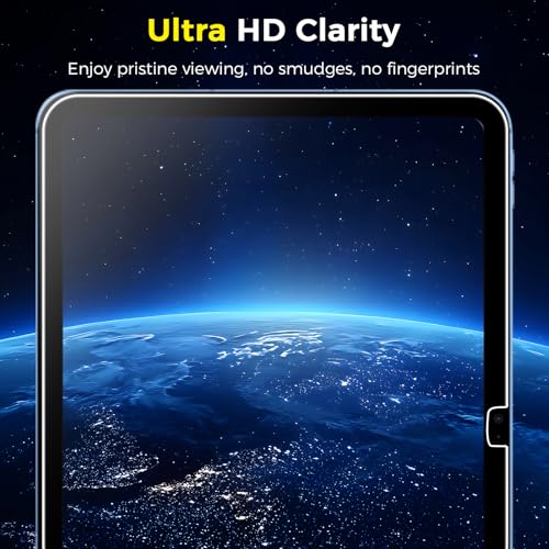 JSUSOU 10.9 Inches Compatible iPad 10th Generation Tempered Glass Screen Protector - 9H Hardness