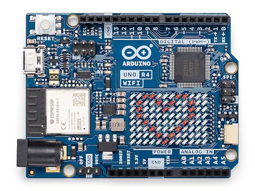 Arduino UNO R4 WiFi ABX00087 - Dual-Core Renesas RA4M1 + ESP32-S3, USB-C, Wi-Fi & Bluetooth, for IoT Projects