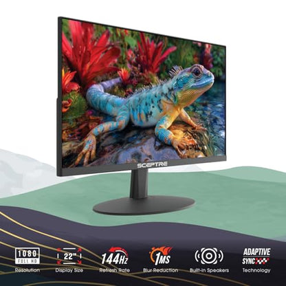 Sceptre 22 Inches E225W-FW144G 1920 x 1080 144Hz LED Monitor