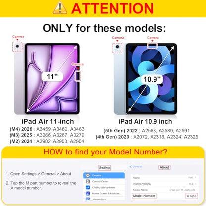 Fintie 11 Inch iPad Air Case EPAN006 Adjustable Stand Multi-Angle Viewing Blossom