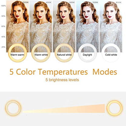 Selfila 5 Inch Ring Light Model: Ring Lights USB Powered Dimmable LED