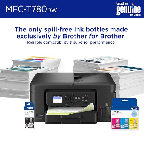 Brother 18.3 x 10.5 x 19.3 inches MFC-T780DW Ink Tank Printer