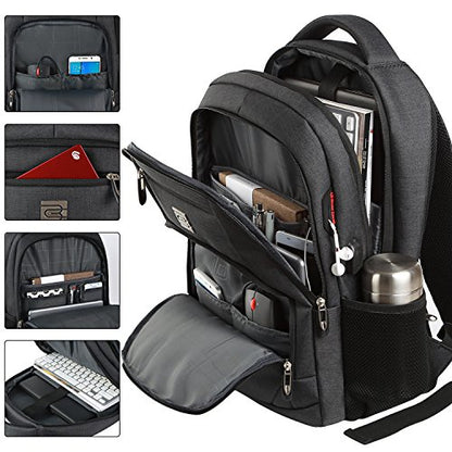 Volher 15.6 Inch Laptop Backpack YK-006 Black