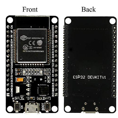AITRIP 3PCS ESP-WROOM-32 512MB RAM 2MB Storage 240MHz Dual-Core Microcontroller