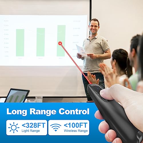 VILNIU WP71-RC Wireless Presenter Remote Control for Laptop Presentations