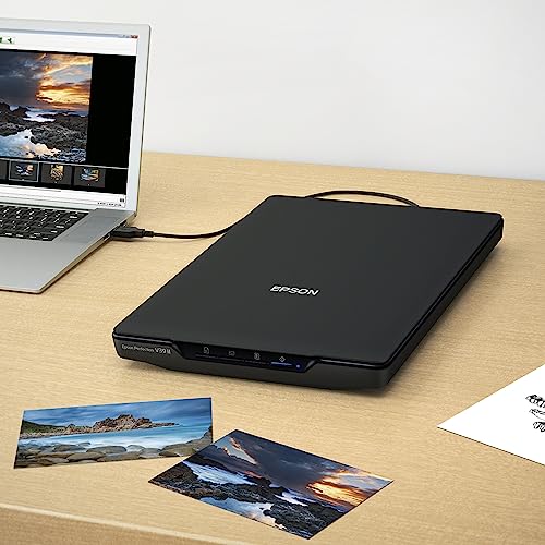 Epson Flatbed Scanner V39 II 4800 dpi CIS Document and Photo Scanner USB