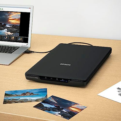 Epson Flatbed Scanner V39 II 4800 dpi CIS Document and Photo Scanner USB