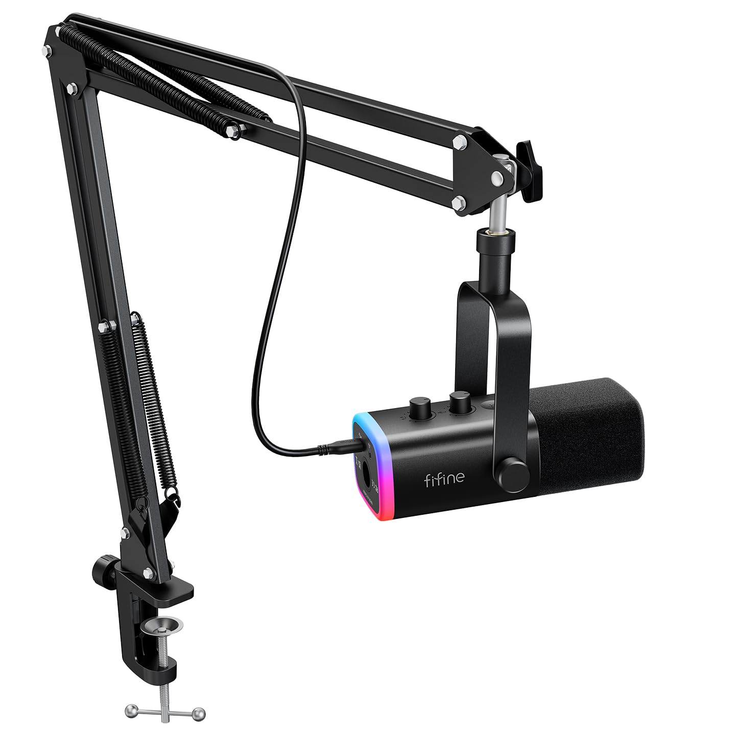 FIFINE AM8T Dynamic Microphone Kit with USB/XLR Connectivity