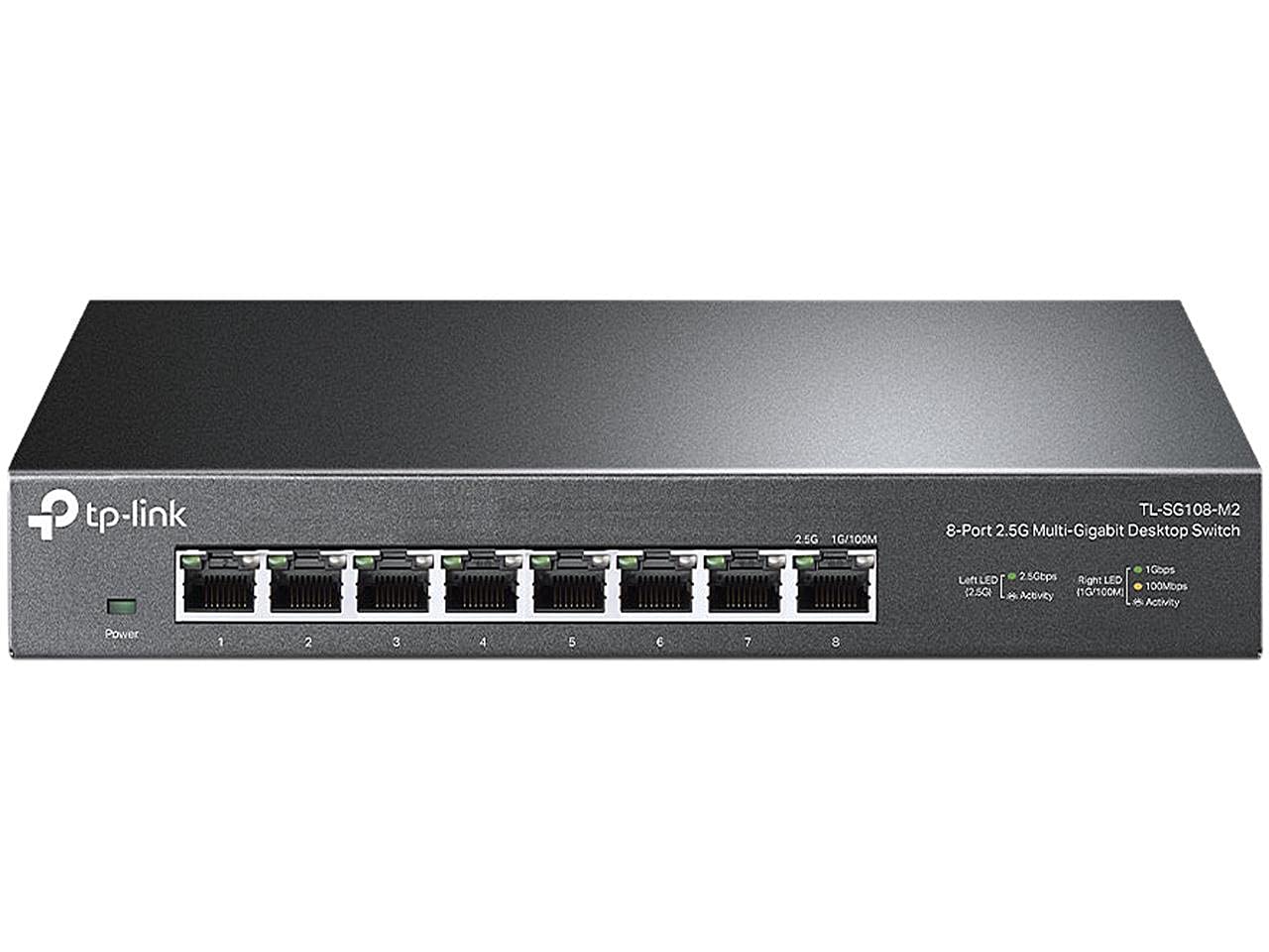 TP-Link 8 Port TL-SG108-M2 2.5G Ethernet Switch Unmanaged