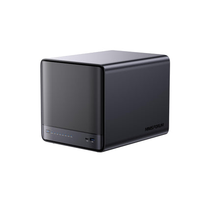 MINISFORUM 188TB NAS N5 Pro, AMD Ryzen AI 9 HX PRO 370, 96GB ECC DDR5, 128GB SSD, 10GbE/5GbE, 8K HDMI, USB4, Mini-ITX