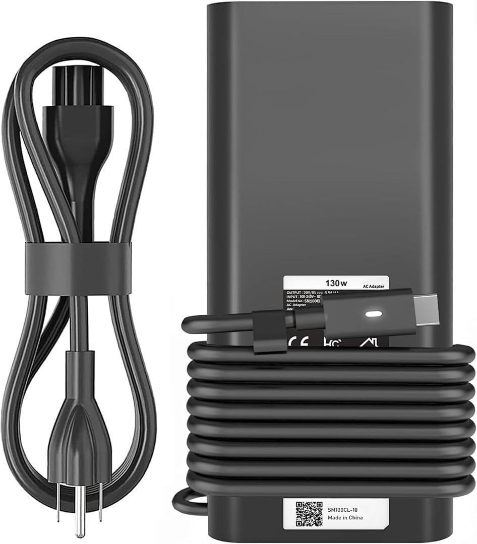 JEIBAO 130W SM130CS-01 USB-C Laptop Charger for Dell XPS & Precision Series