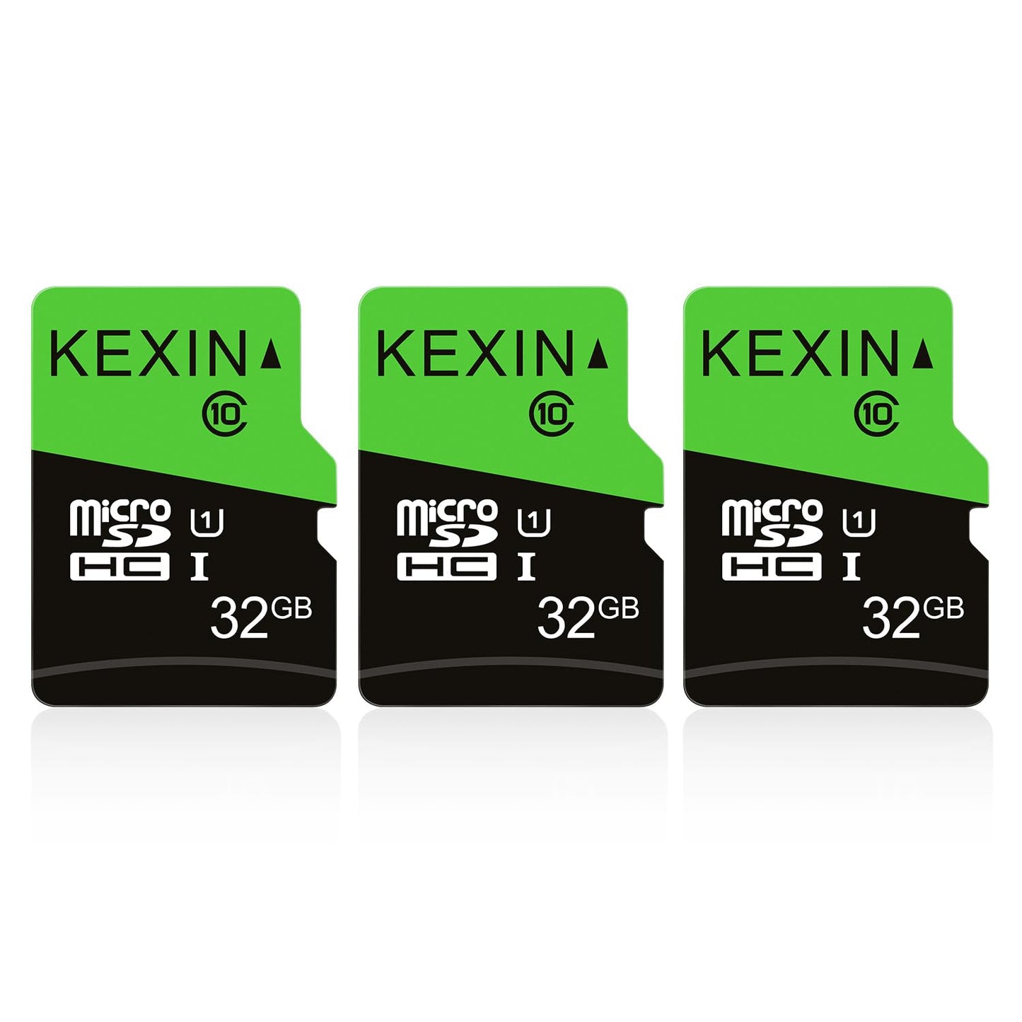 KEXIN 32GB Micro SD Card Class 10 UHS-I Memory Card Model HT-0139 3-Pack