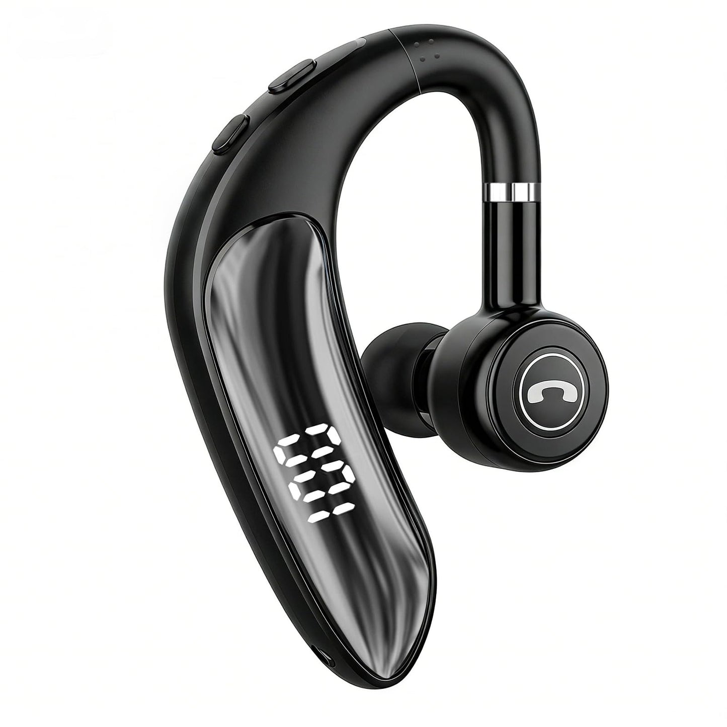 STUPIDYIN Bluetooth Headset V5.4, 23H Battery Life, Wireless Earbud for Phone Calls and Music, Touch Control, In-Ear Earpiece with Mic