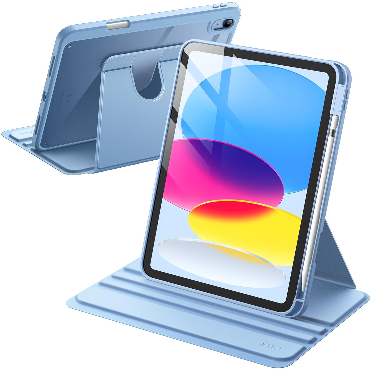 JETech 10.9-inch 3181H Case with Rotating Stand and Stylus Holder