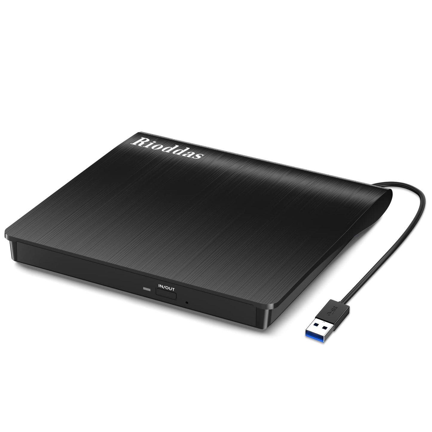 Rioddas 5.78" x 5.7" External CD/DVD Drive USB 3.0 Model BT638